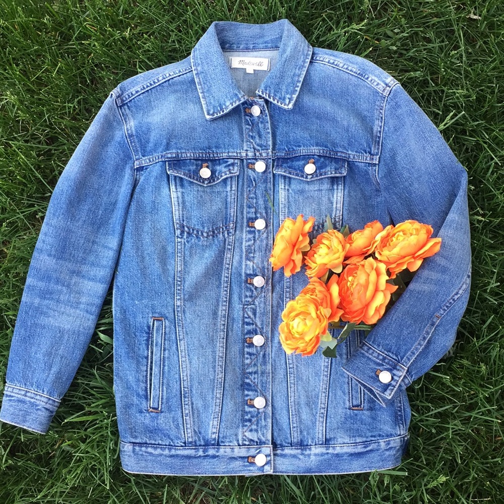 Madewell Oversized Denim Jacket Size XXS